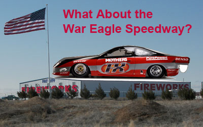 What happened to the War Eagle Speedway in Elmore County