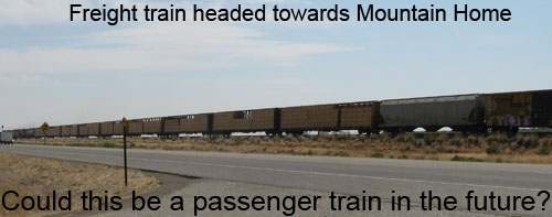 Passenger trains coming to Mountain Home, Idaho?