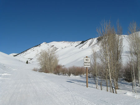 Couch Summit Trail Head in Sawtooth National Forest in Idaho