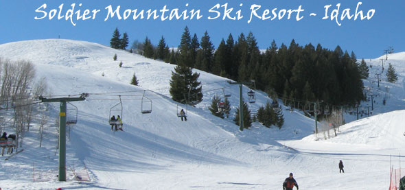 Chairlift at Soldier Mountain Ski Area Idaho