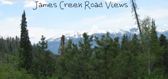 Views from James Creek Road in Idaho