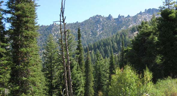 North fin of Steel Mountain in Idaho