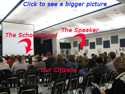 Mountain Home School Board Meeting picture