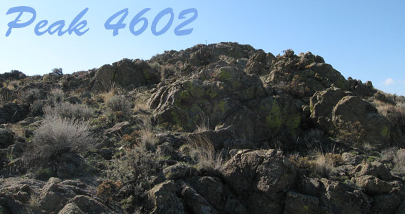 Peak 4602 in Owyhee Mountains of Idaho