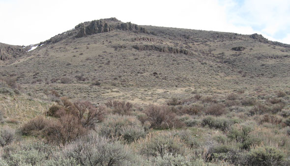 Peak 5270 in the Bennett Hills of Idaho