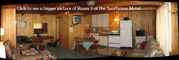 Room 3 at the Sportsman Motel