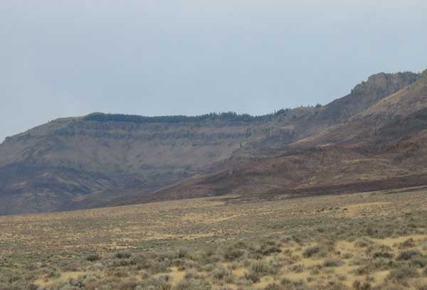 Bennett Hill Ridge Line near Mountain Home Idaho