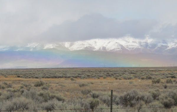 Rainbow near Bennett Mountain Idaho