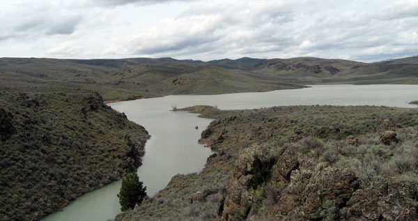 Long Tom Reservoir in Idaho