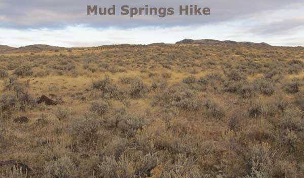 View of the Mud Springs Hike near Mountain Home Idaho