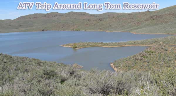 View of Long Tom Reservoir from my Arctic Cat ATV