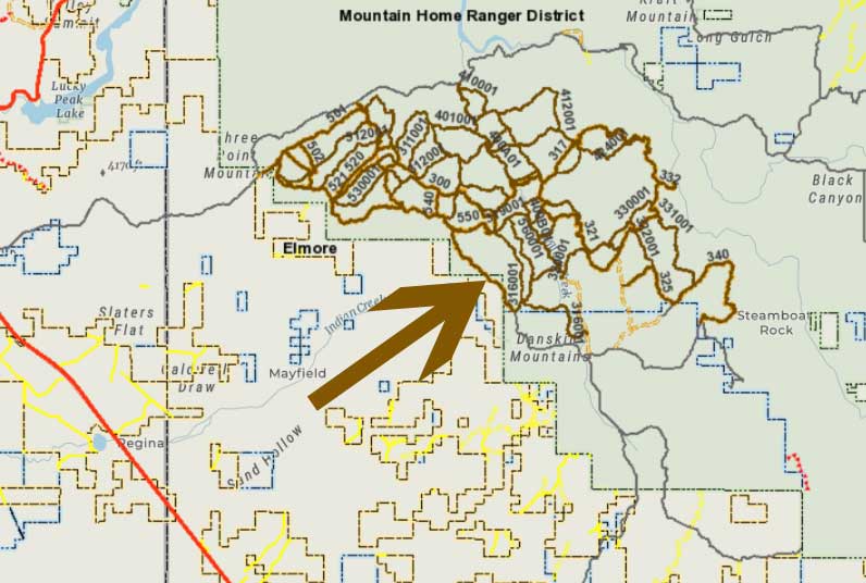 Danskin Mountain OHV Trail , Idaho - 23 Reviews, Map
